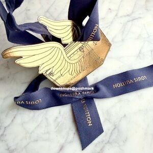 Louis Vuitton Ribbon and Gift Tag/ Ornament Set